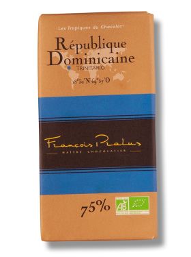 Pralus dunkle Schokolade aus Dominikanische Republik 75% 100g -bio-