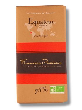 Pralus dunkle Schokolade aus Ecuador 75% 100g -bio-