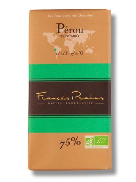 Pralus dunkle Schokolade aus Peru 75% 100g -bio-